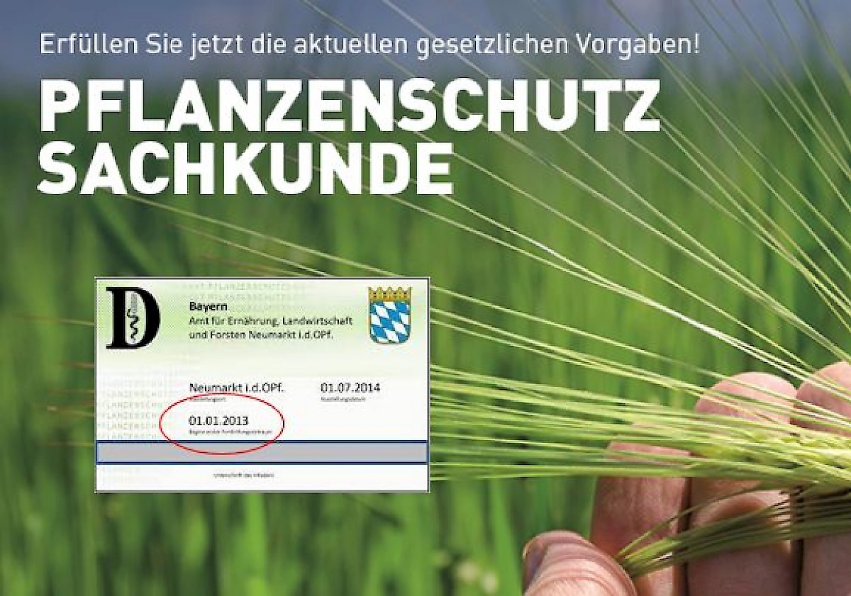 Fortbildung zur Pflanzenschutz Sachkunde