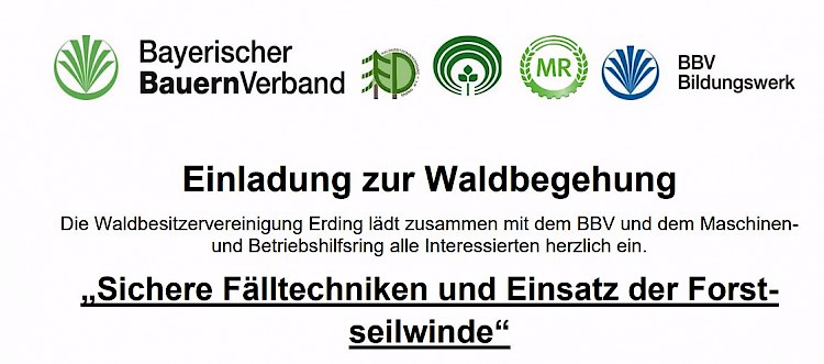 Einladung zur Waldbegehung